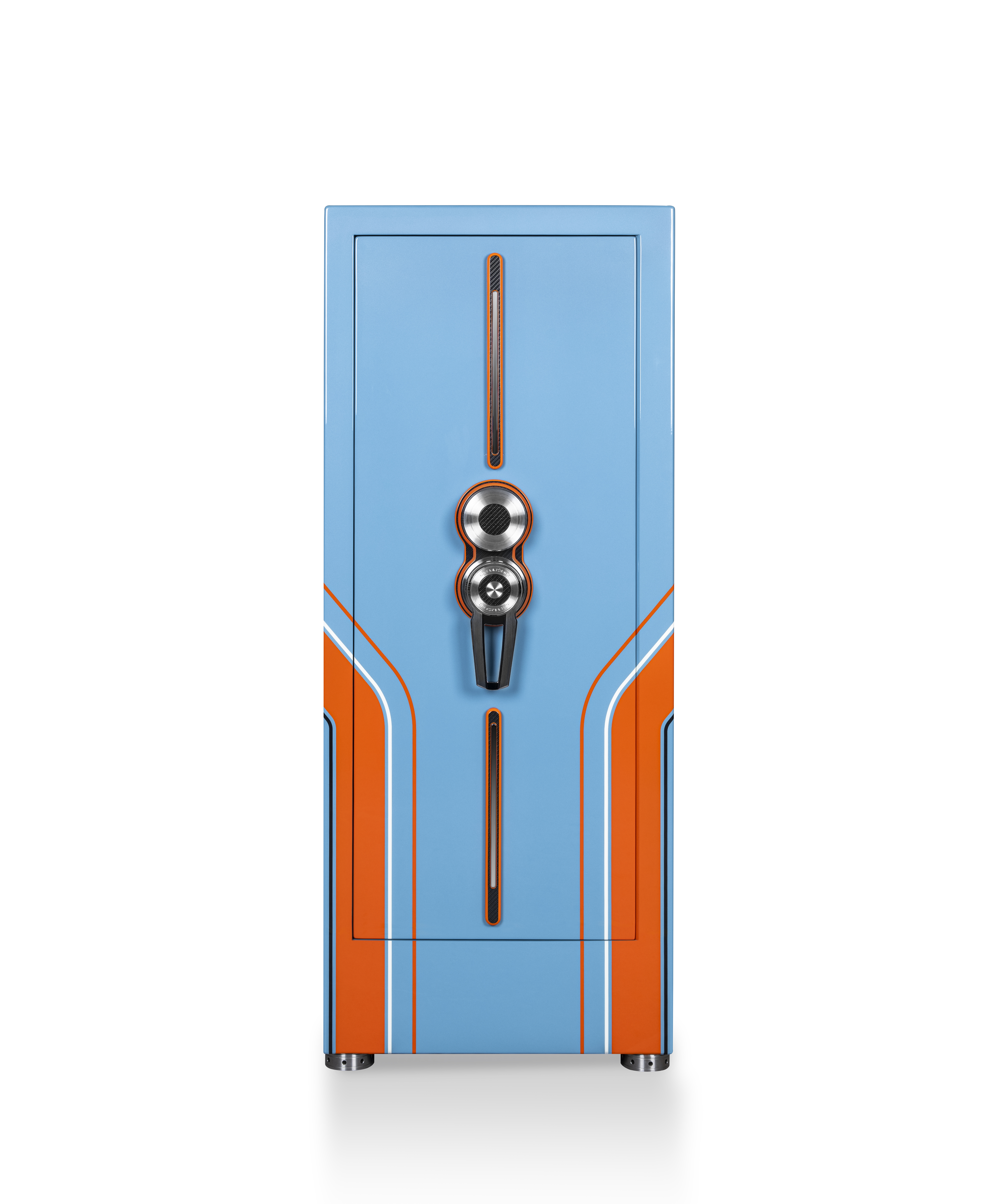 TURBO竞速版——鲨鱼蓝与速度橙前视图 — BUBEN&ZORWEG