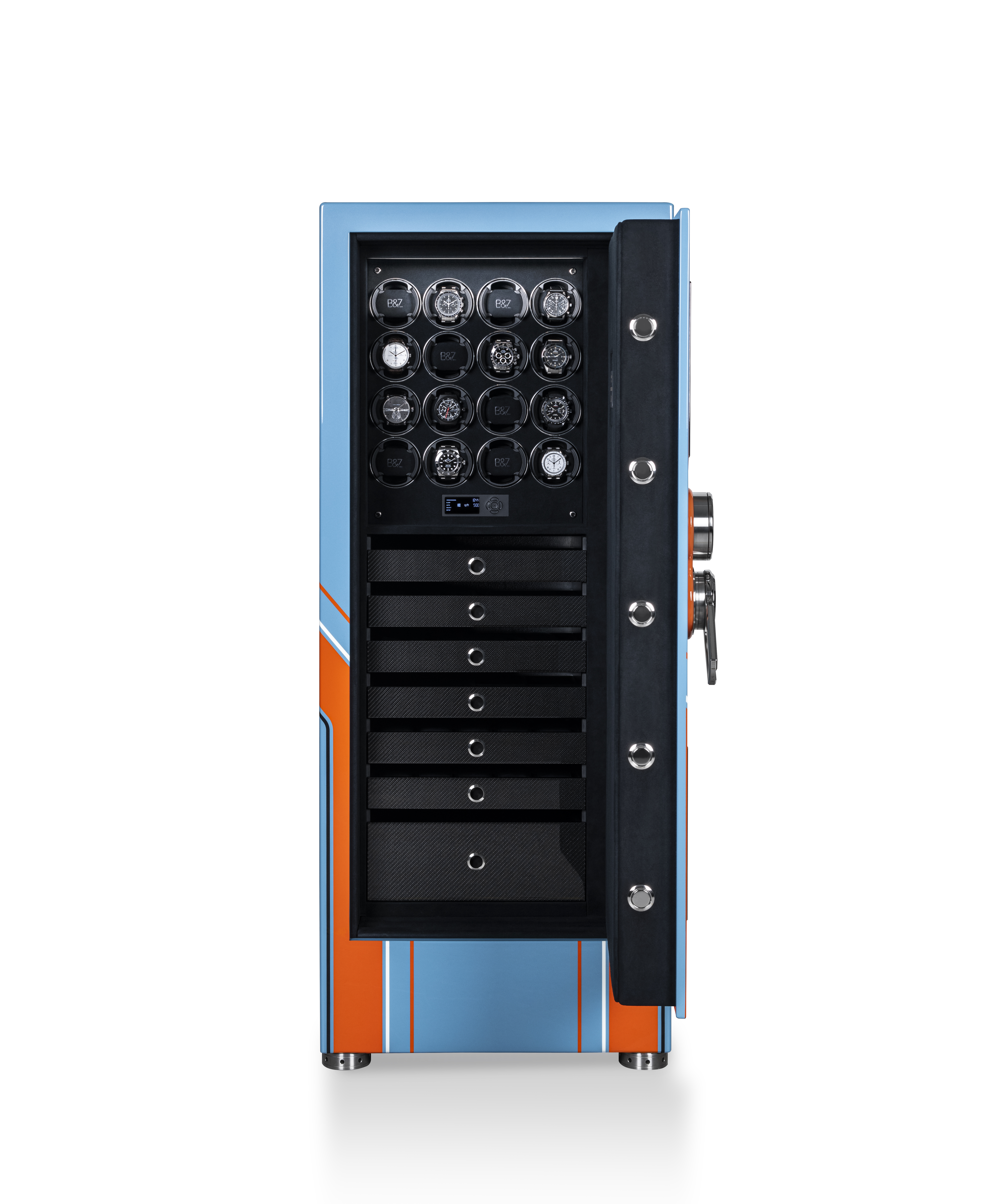 TURBO竞速版——内饰视角：配腕表上链器与抽屉 — BUBEN&ZORWEG