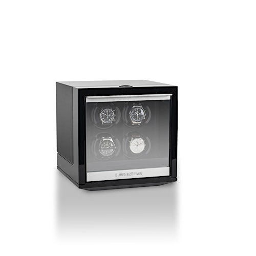 NEO Watch Winder para 4 relojes – Negro brillante — BUBEN&ZORWEG