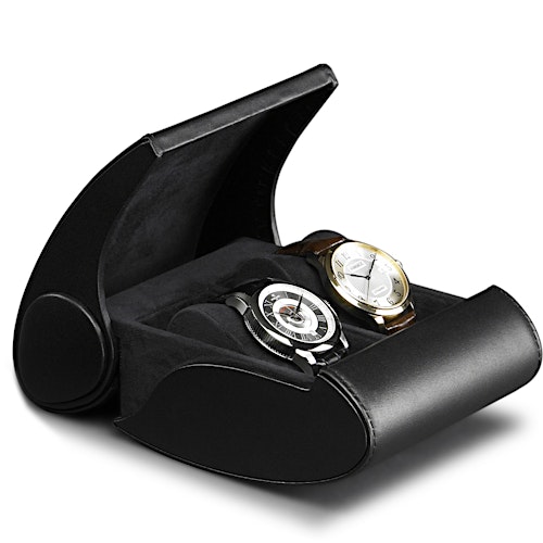 Traveller case open Watches exposed — BUBEN&ZORWEG