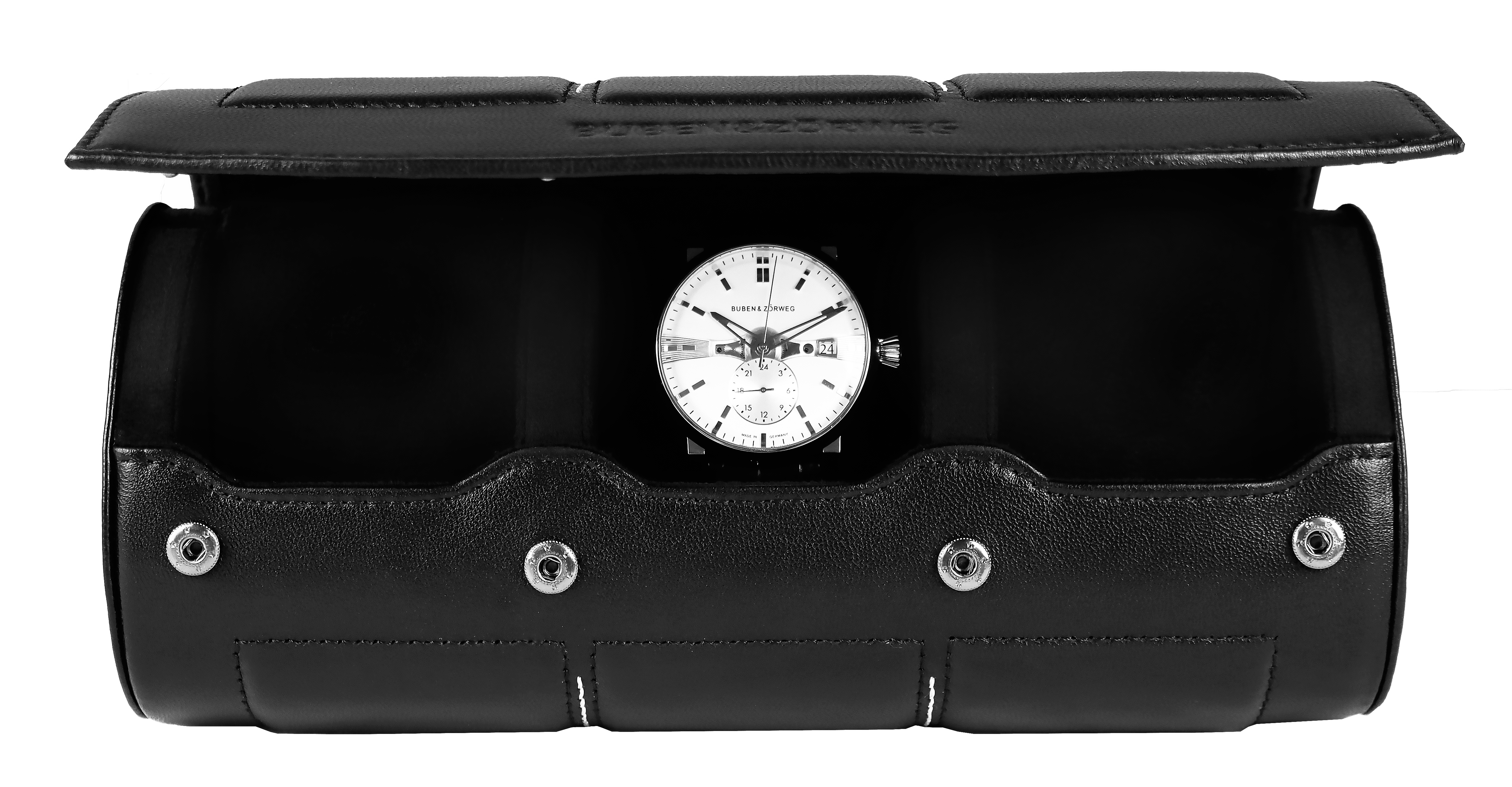 Nitro case 3 closed leather case exposed — BUBEN&ZORWEG