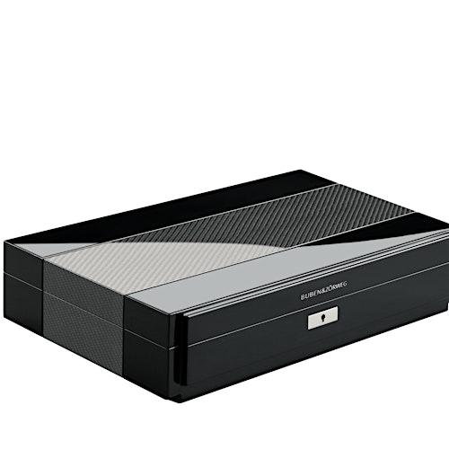 Vantage case 18 open exposed interior and wood — BUBEN&ZORWEG