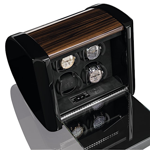 Spirit 4 Macassar open exposed interior and watches — BUBEN&ZORWEG
