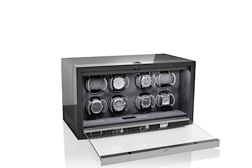 Neo 8 open exposed interior and watches — BUBEN&ZORWEG