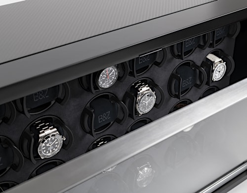 Neo 24 half open exposed interior and watches — BUBEN&ZORWEG