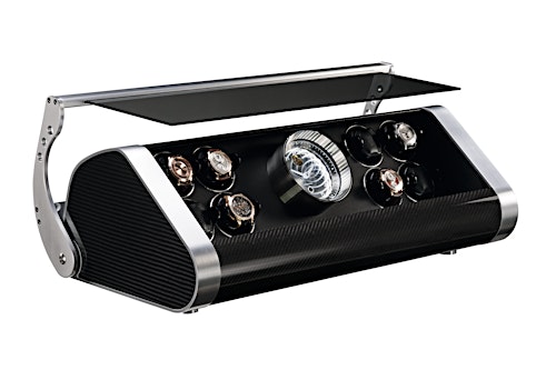 revolution v8 carbon open side exposed clock, casing and watches — BUBEN&ZORWEG