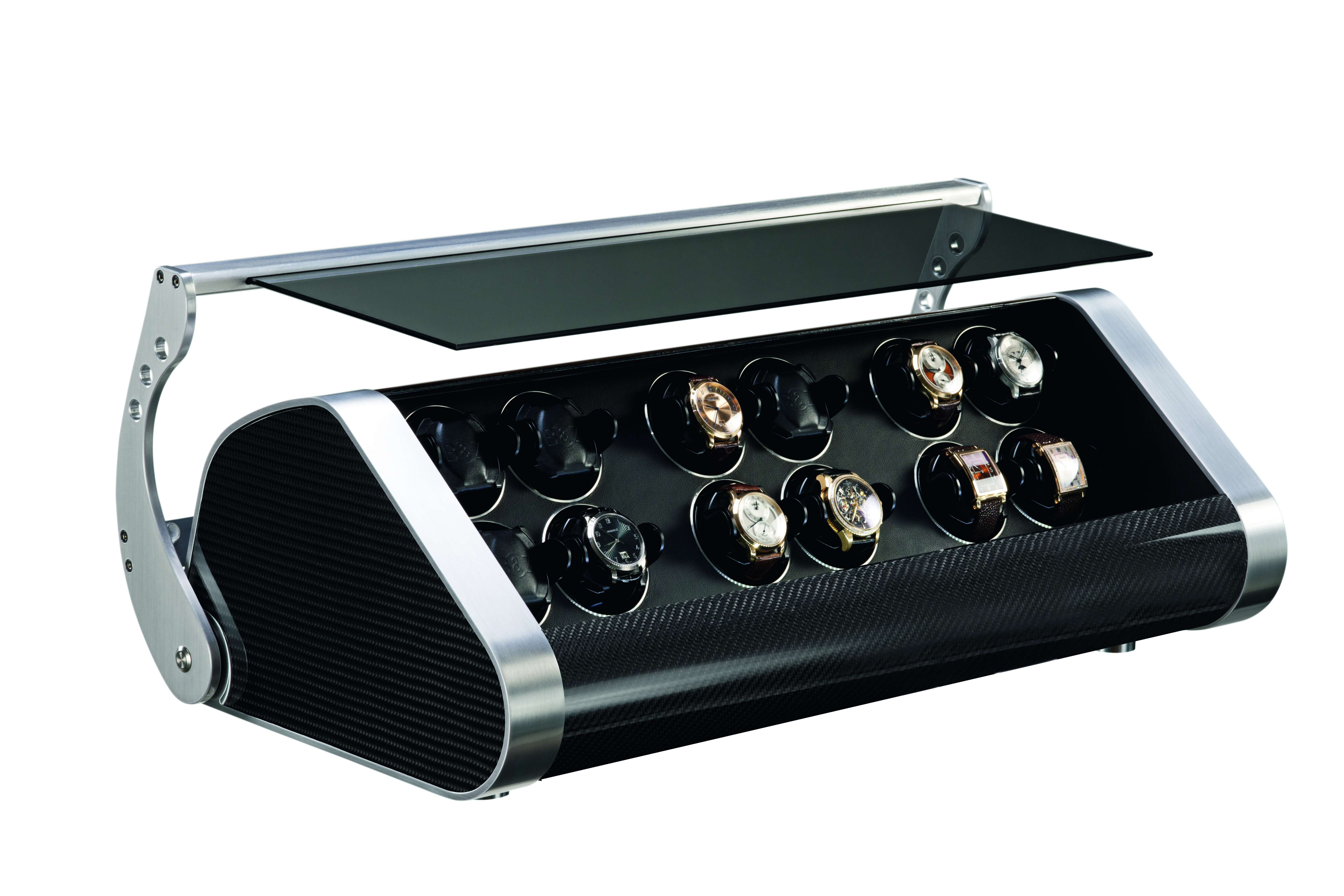 revolution 12 Carbon open side exposed casing and watches — BUBEN&ZORWEG