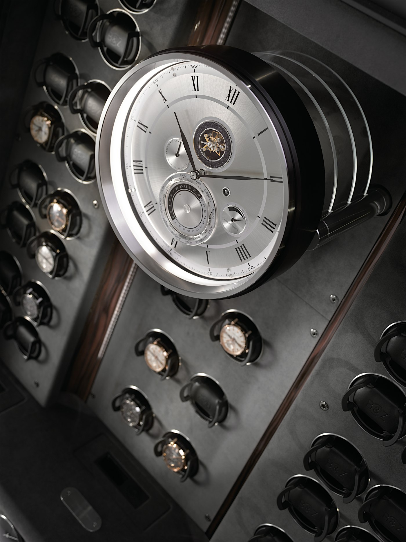 B&Z WORLD TIME TOURBILLON CLOCK  — BUBEN&ZORWEG