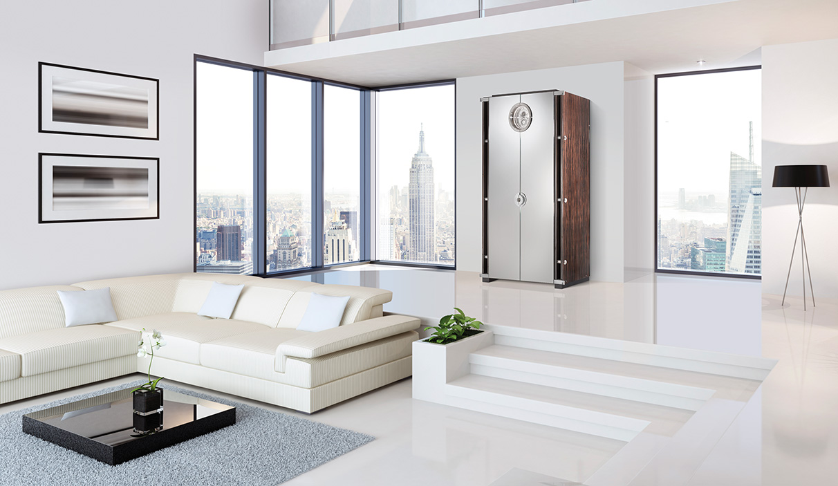 モダン・エレガンス： ソリティアB&Zムーンフェイズ・クロックがラグジュアリーなリビングルームを演出 — BUBEN&ZORWEG