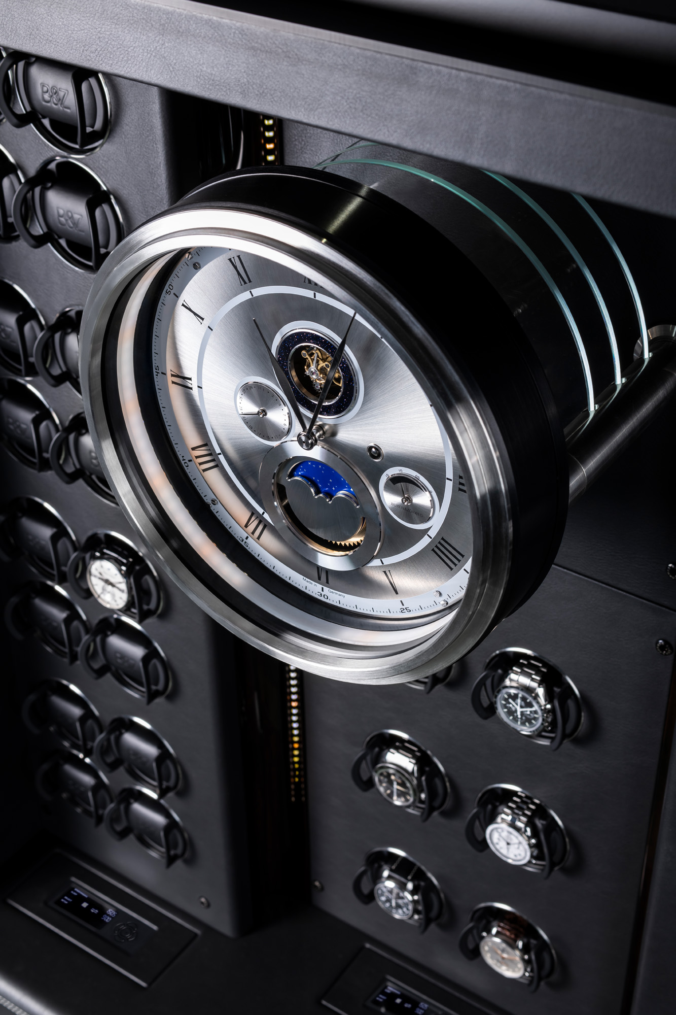 SOLITAIRE B&Z moonphase clock — BUBEN&ZORWEG