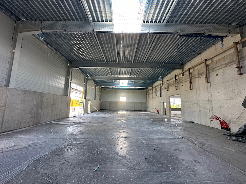 Construction progress inside the future production hall — BUBEN&ZORWEG
