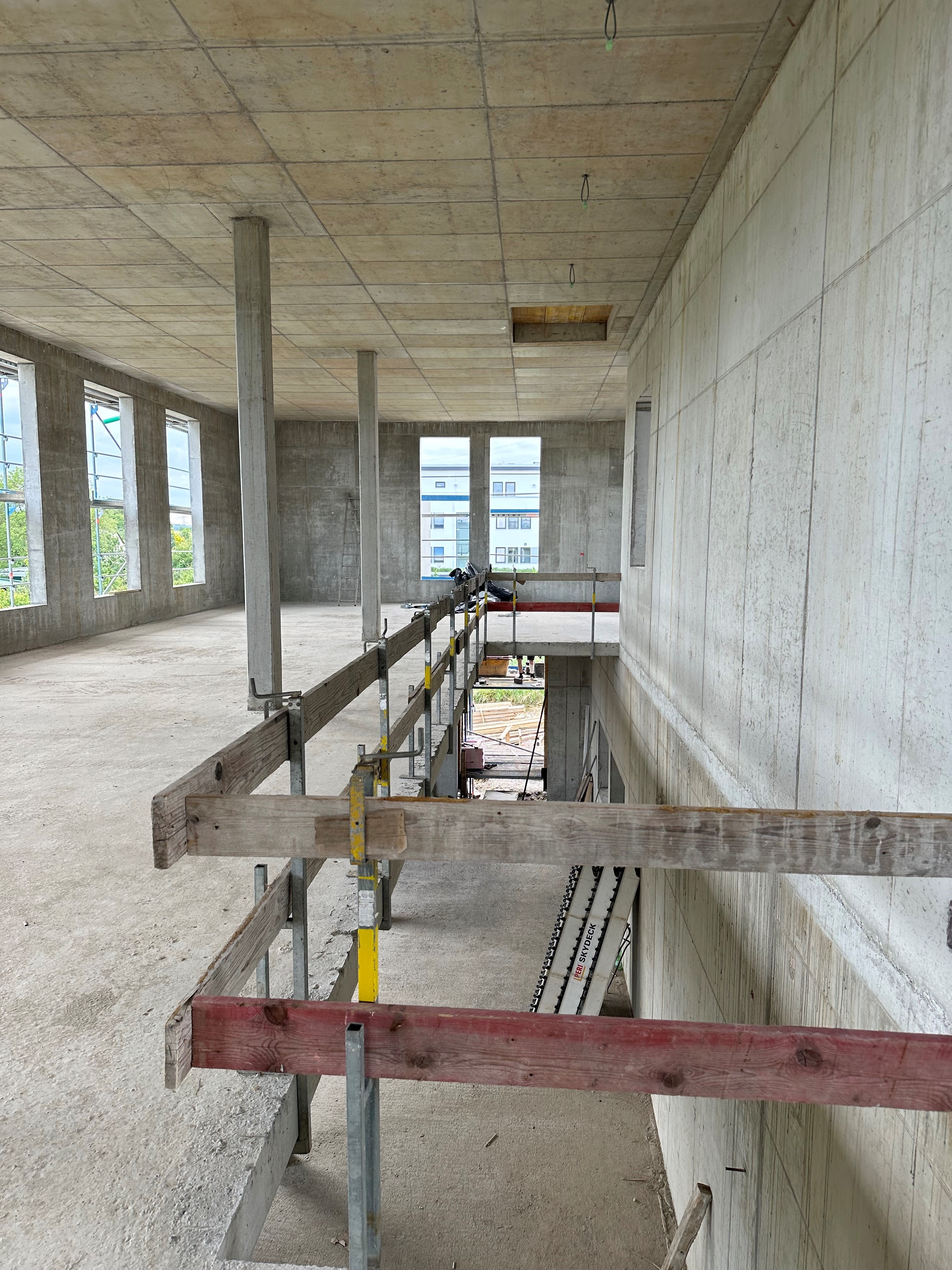 View into the Stairwell of the New Manufacture — BUBEN&ZORWEG