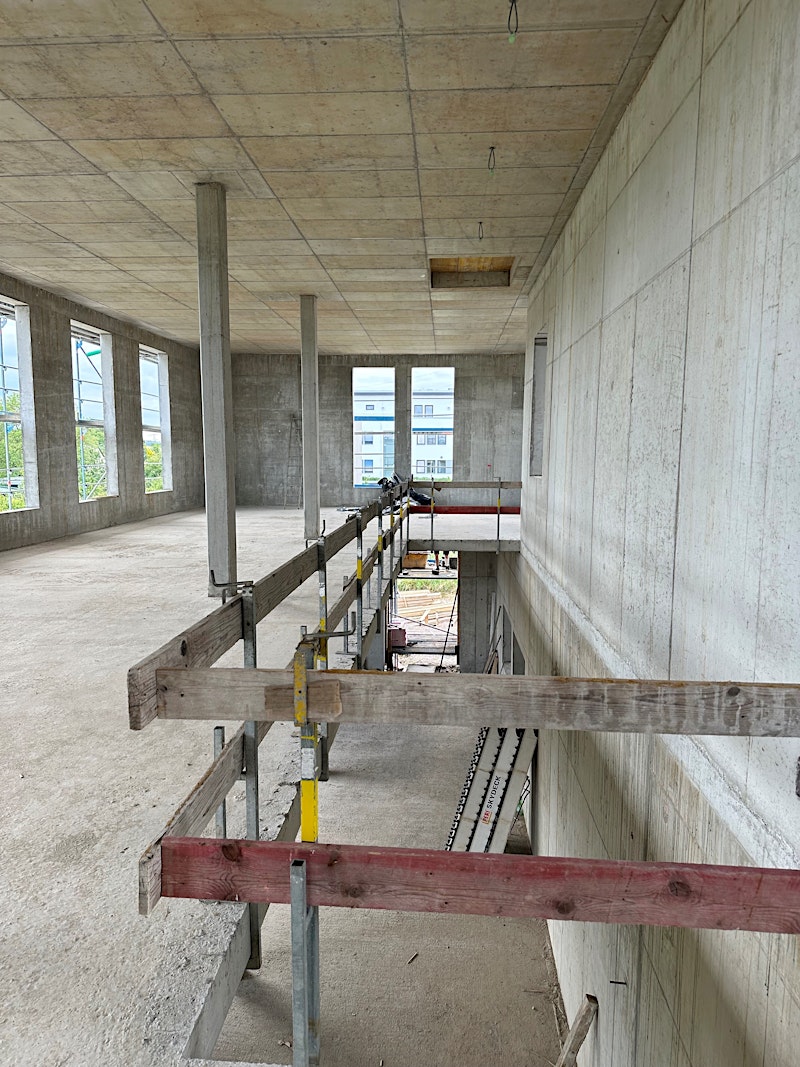 View into the Stairwell of the New Manufacture — BUBEN&ZORWEG