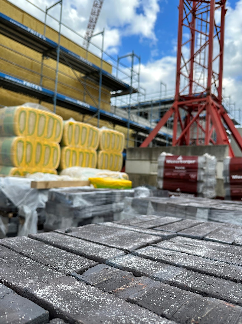 Construction Progress – Materials on Site — BUBEN&ZORWEG