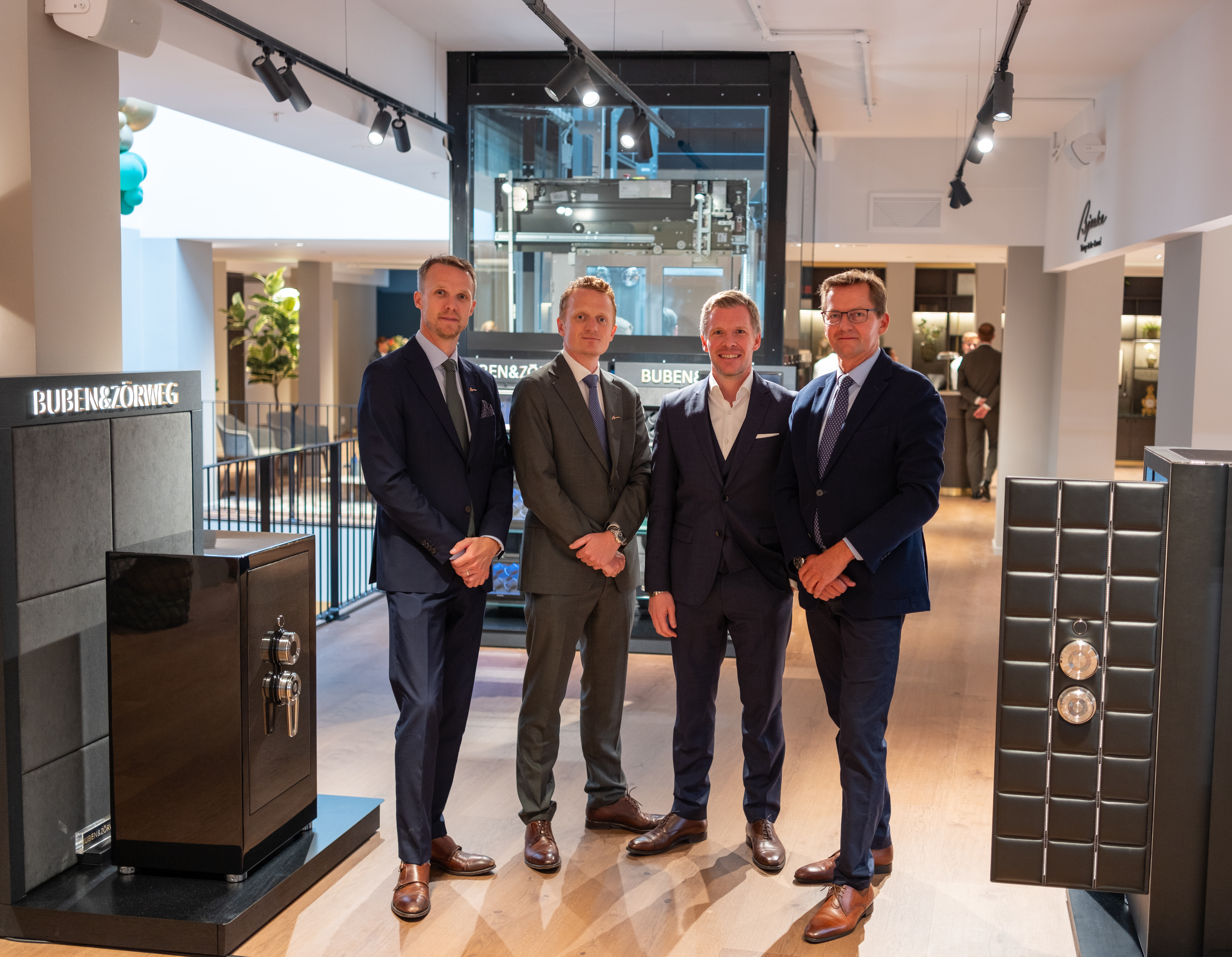 Urmaker Bjerke AS Leadership Team at BUBEN&ZORWEG Showroom — BUBEN&ZORWEG