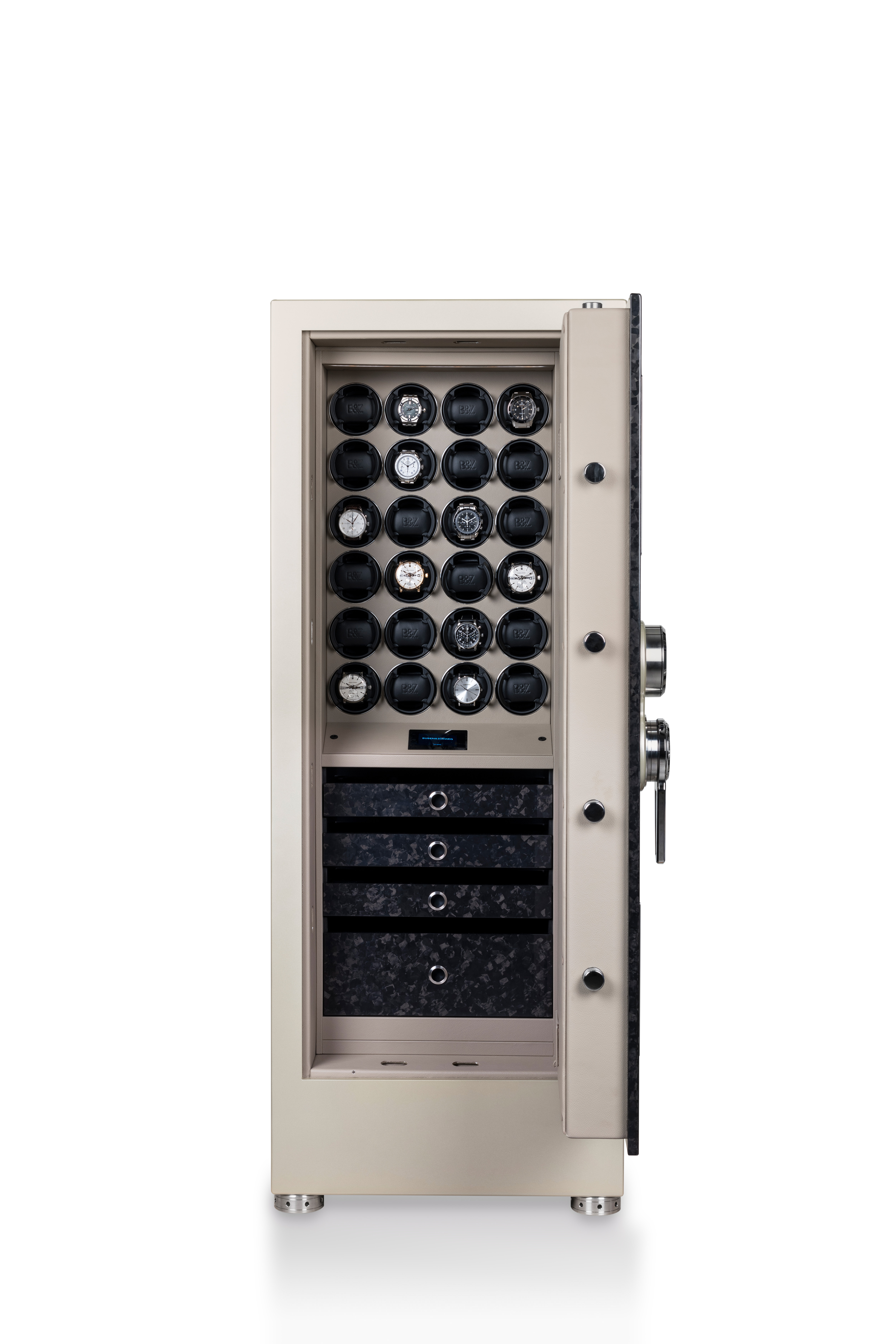 TURBO open front in Savanna Tan and Forged Carbon — BUBEN&ZORWEG