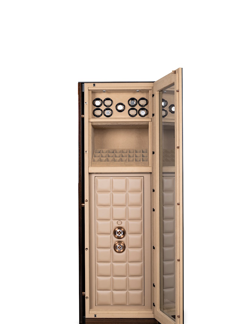 Geöffnete VISION Jewellery Edition mit Safe und Time Mover® Modulen — BUBEN&ZORWEG