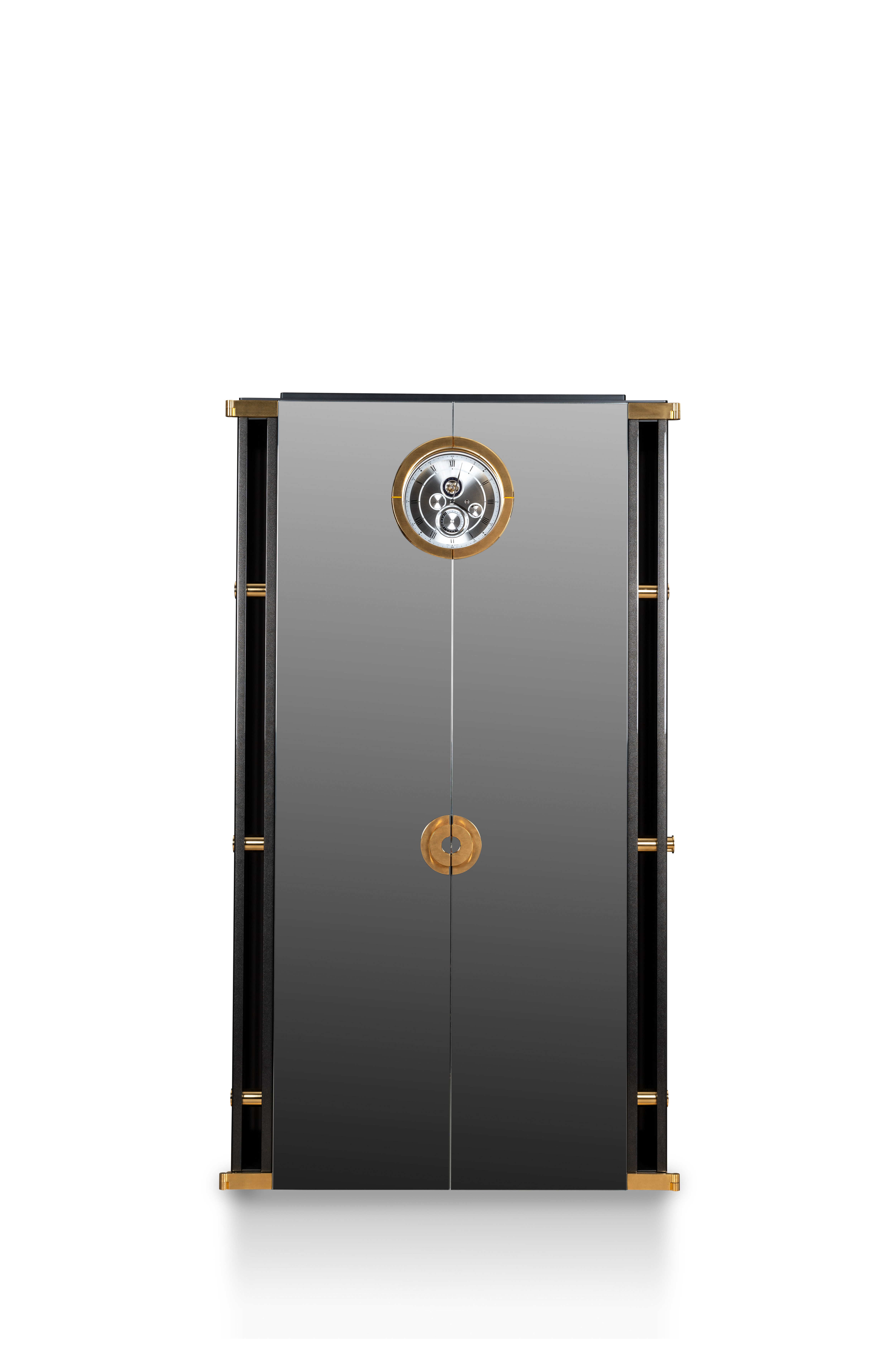 SOLITAIRE Golden Carbon – front view — BUBEN&ZORWEG