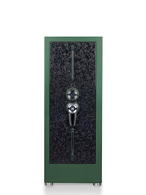 TURBO Frontal Ansicht in Midnight Green und Forged Carbon — BUBEN&ZORWEG