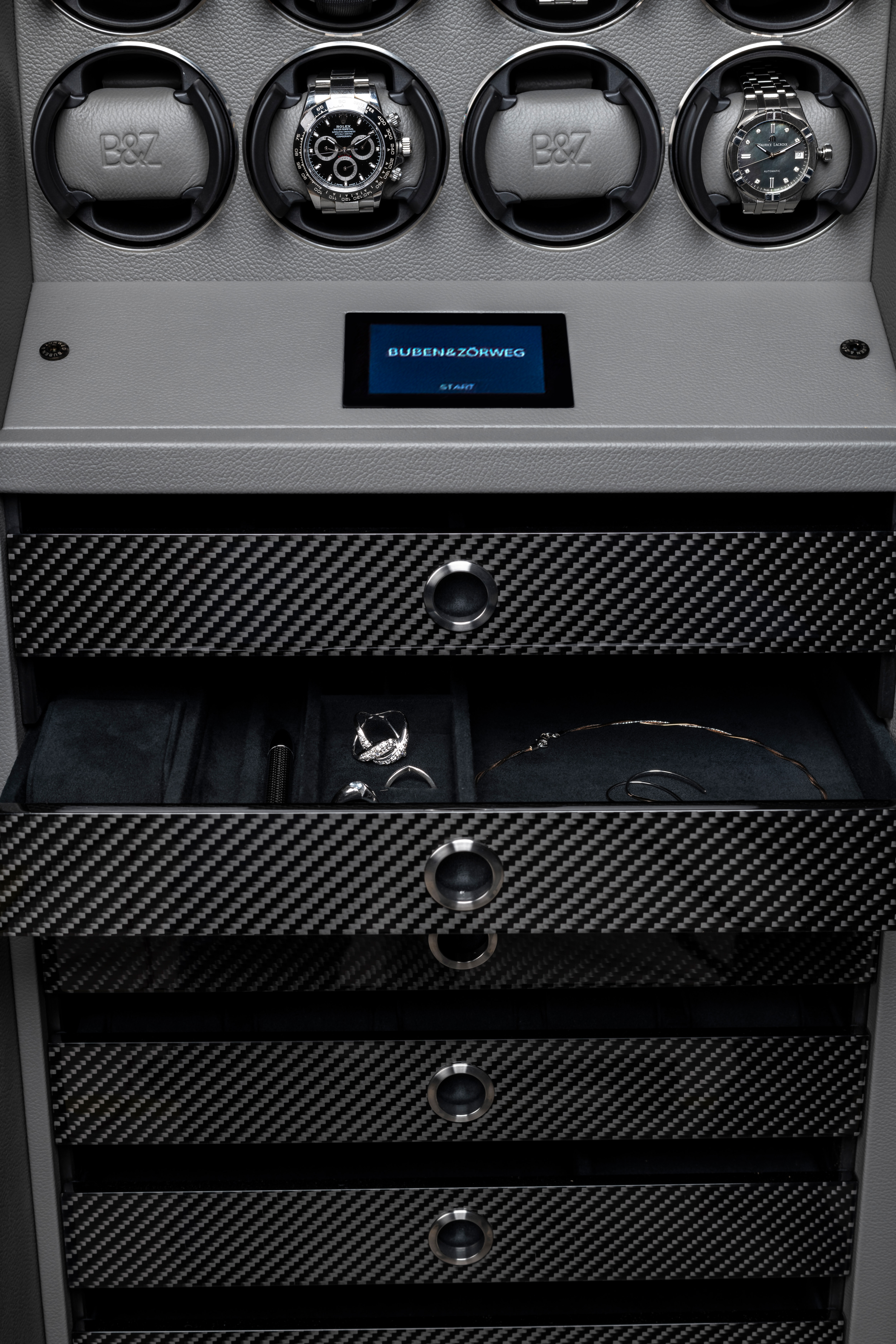 SPECTRON Grey Edition – Carbon Interior with TIME MOVER® System — BUBEN&ZORWEG