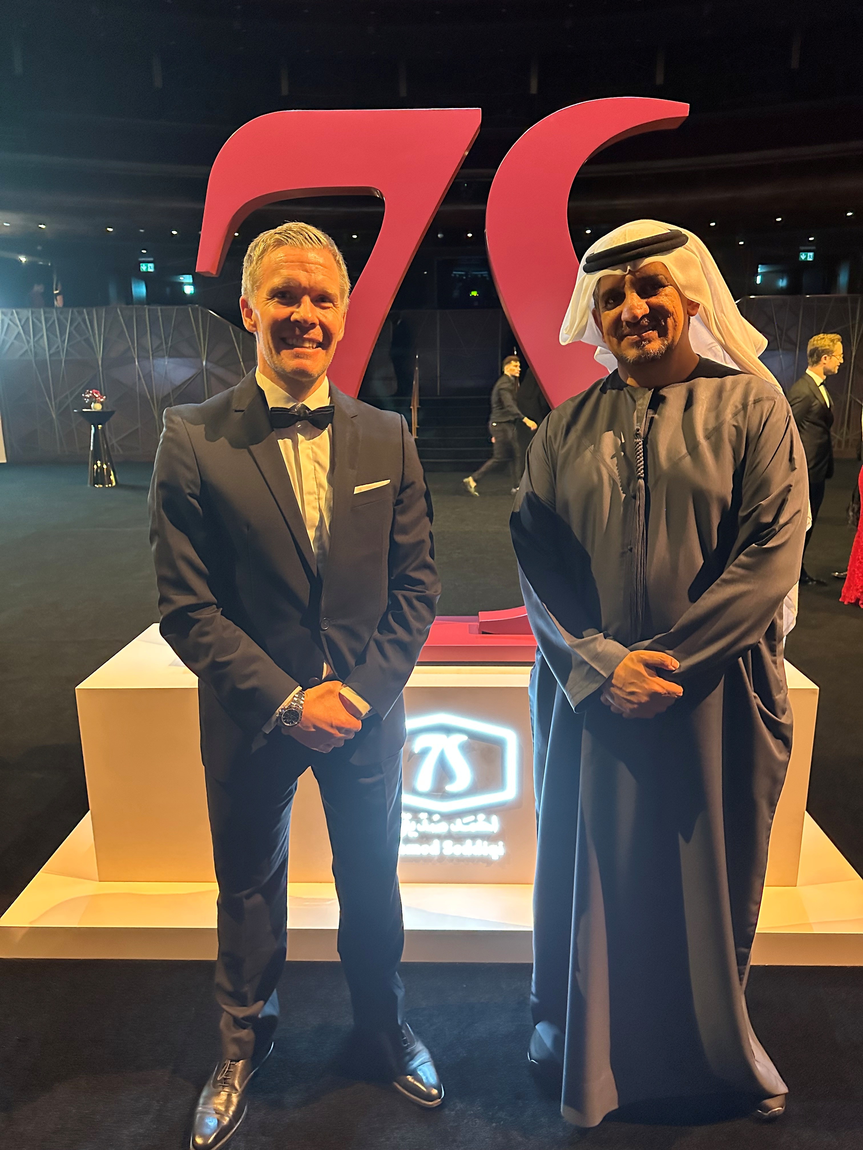 Florian vom Bruch (CEO BUBEN&ZORWEG), Mohammed Abdulmagied Seddiqi (CEO Ahmed Seddiqi) — BUBEN&ZORWEG