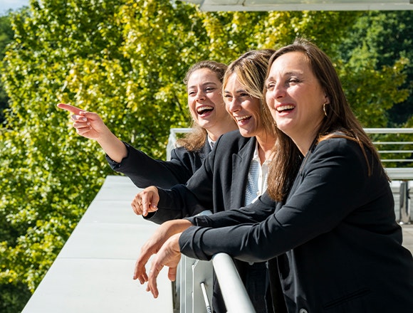 happy working professionals