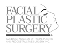 Logo for American Academy of Facial Plastic and Reconstructive Surgery