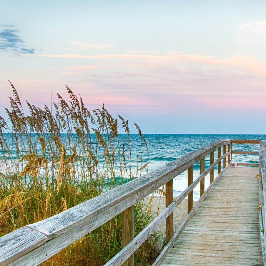 dock and the beach