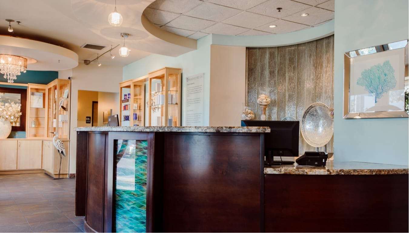 Reception area of Dr. Moradi's office