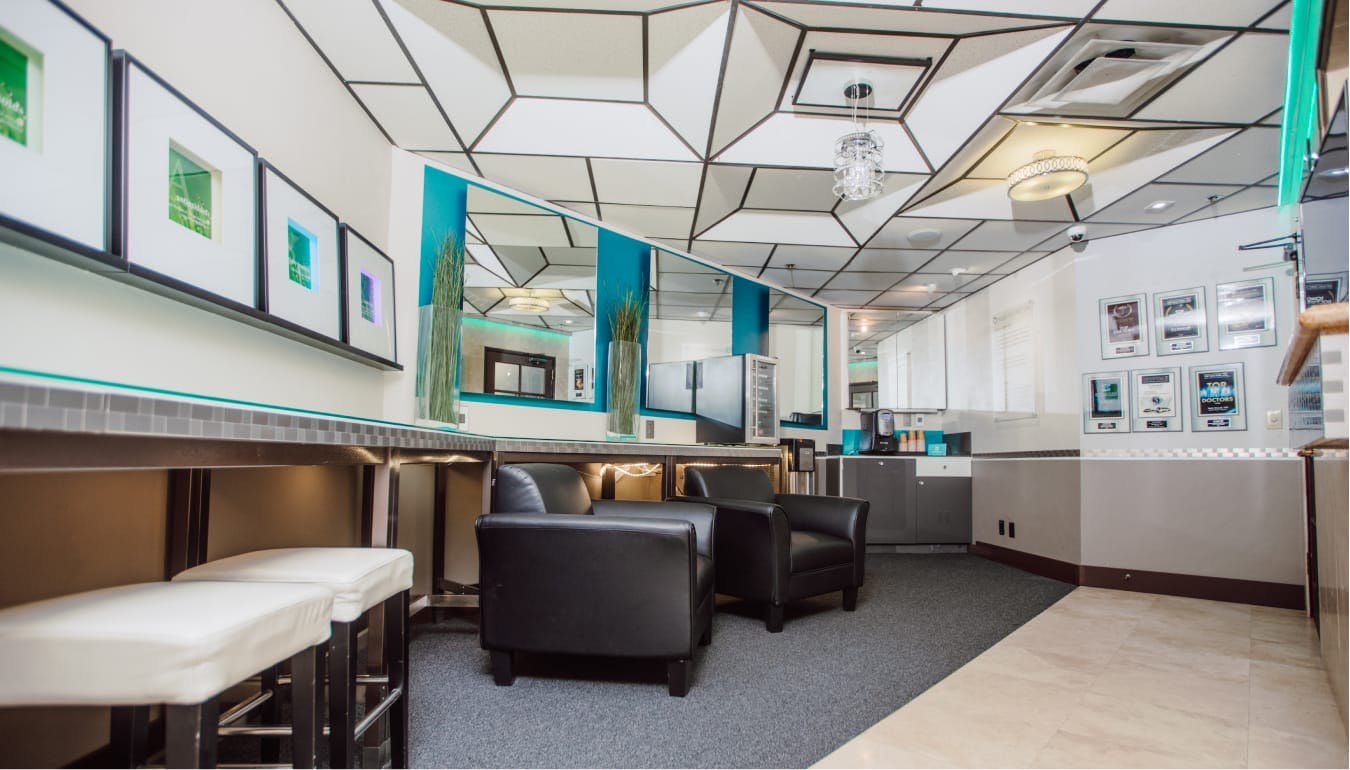 Dr. Moradi's waiting area
