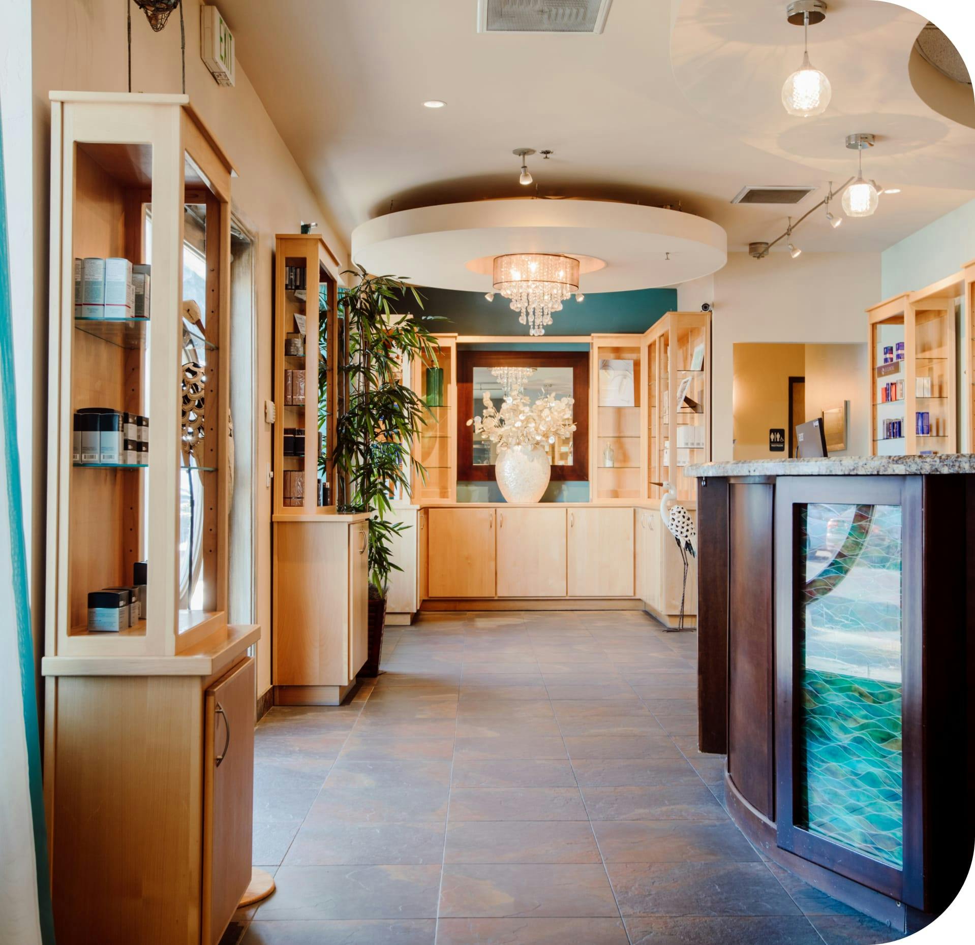 Reception area