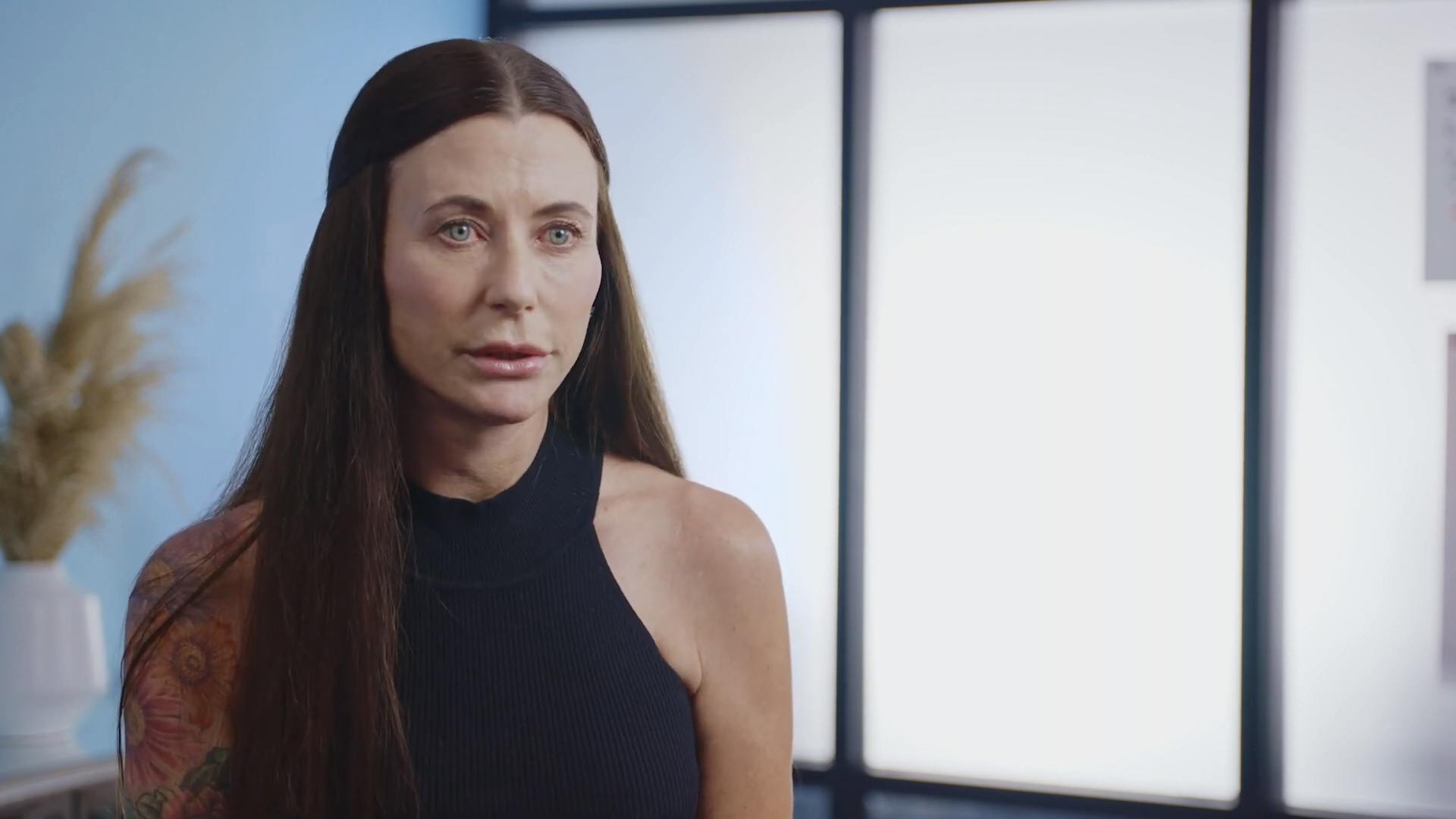 woman with brown hair