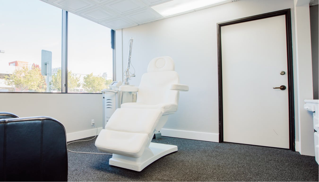Dr. Moradi's patient's chair