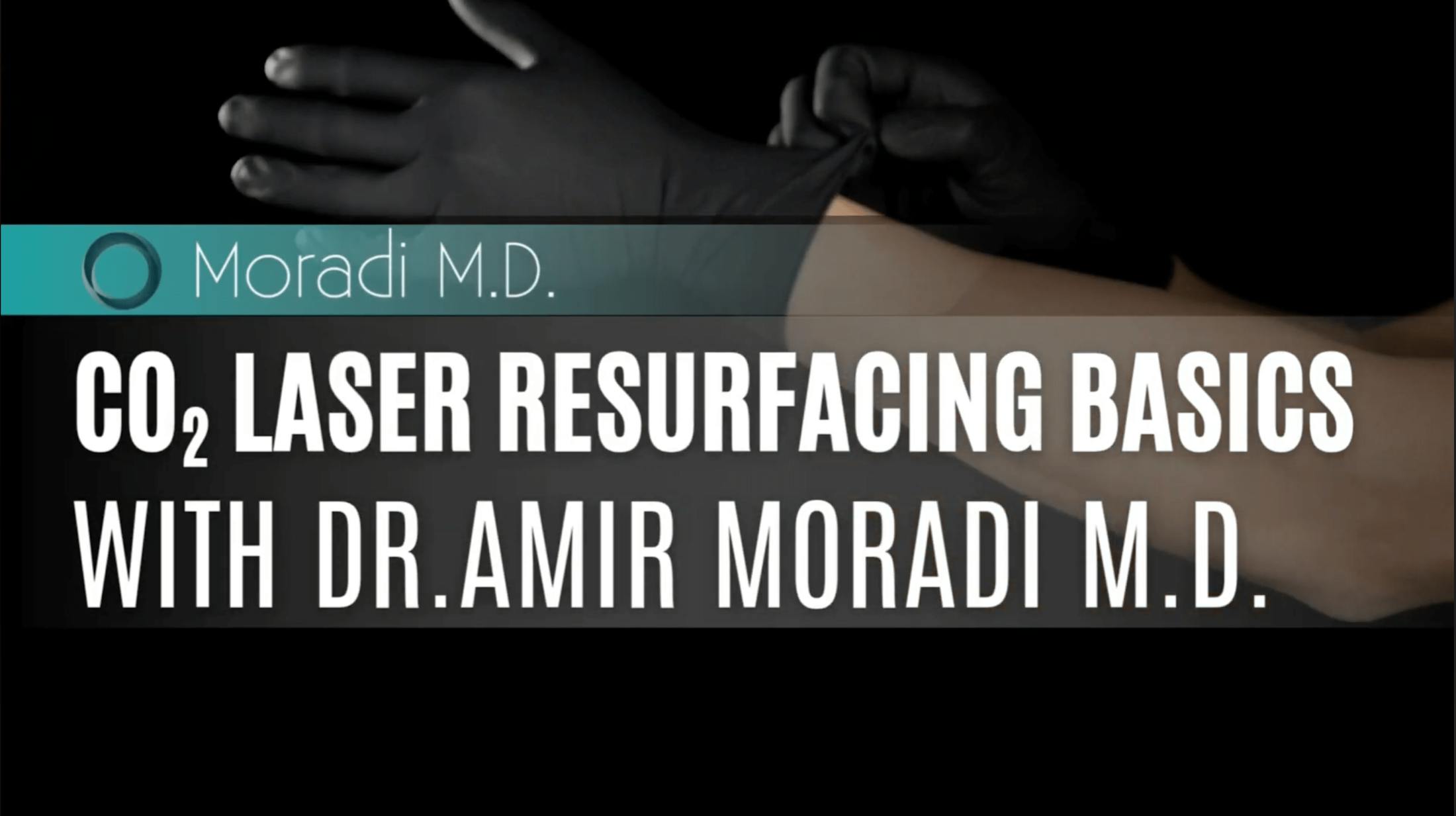 Laser skin resurfacing video title card