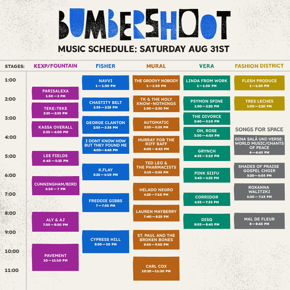 Music Saturday 8/31/2024