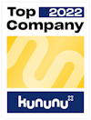 Kununu award top company 2022 badge