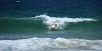 Surfing offline. Avoca Beach, Australia