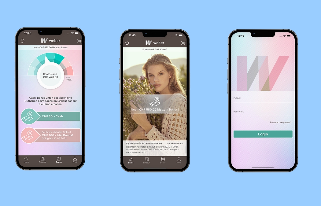 Mode Weber Loyalty and mobile App
