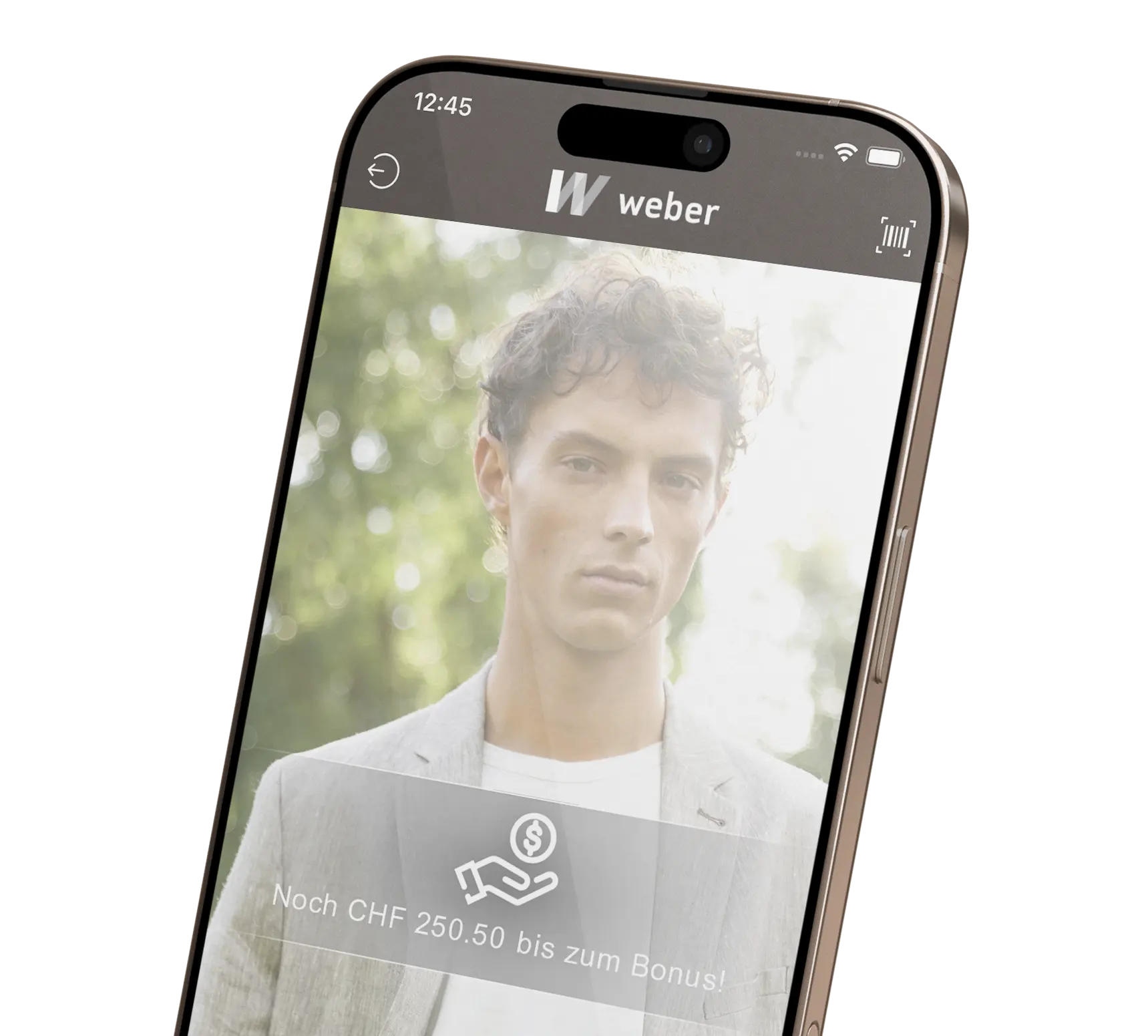 Mode Weber App Startbildschirm