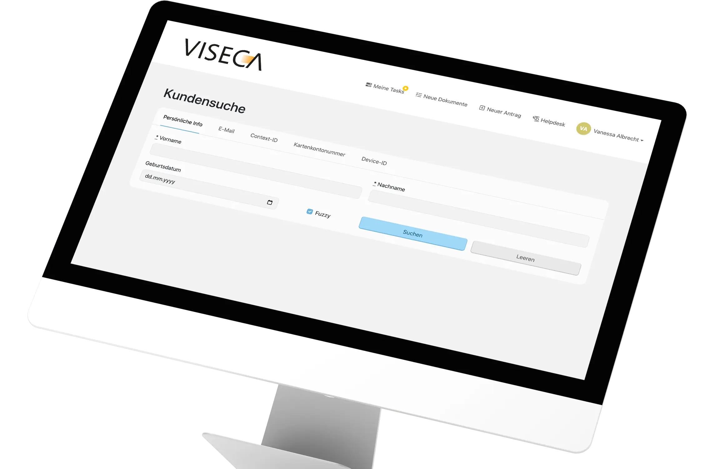 Viseca Dokumenten-Cockpit