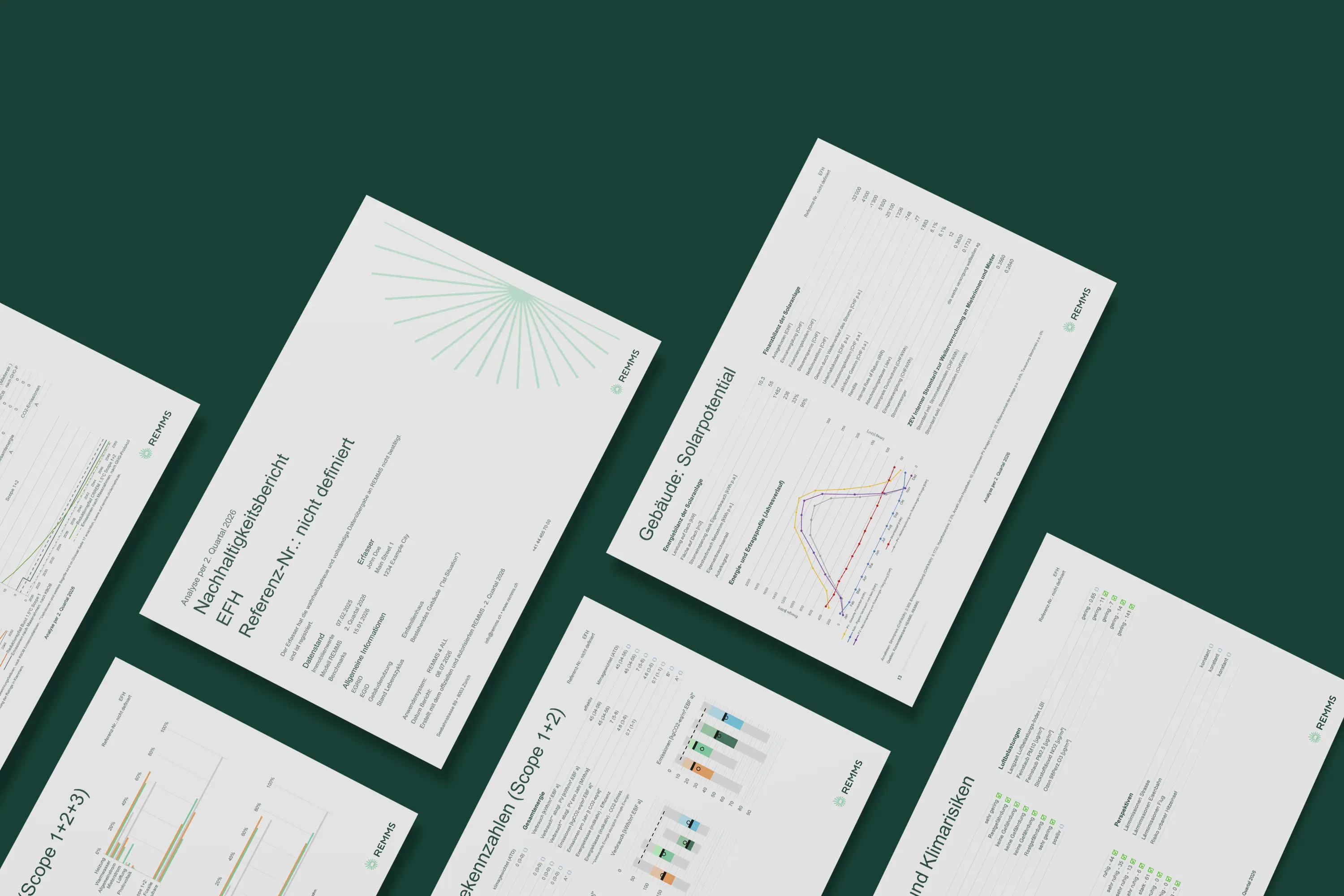REMMS Dashboard für institutionelle Kunden