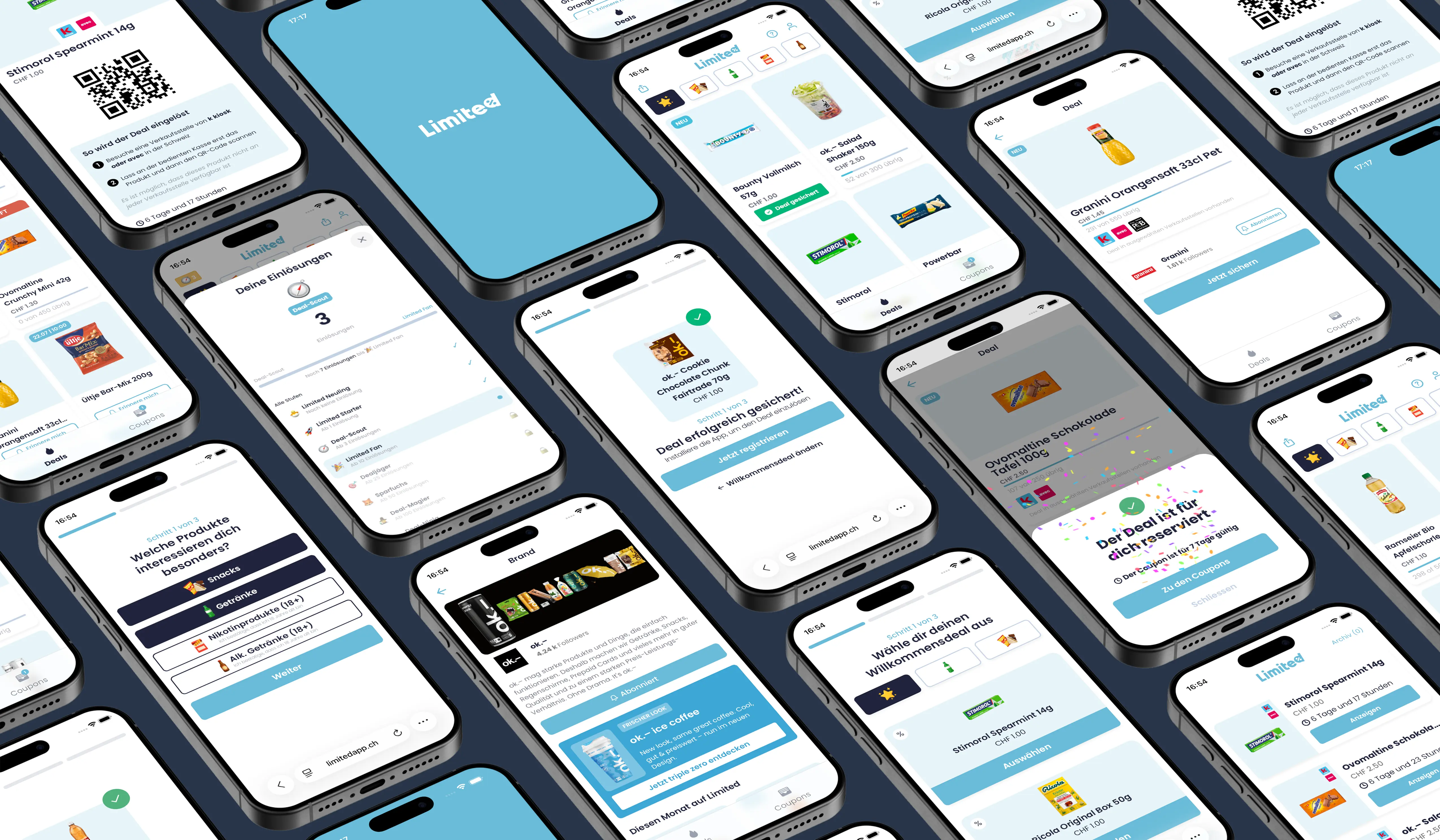 Limited App Coupon-Übersicht