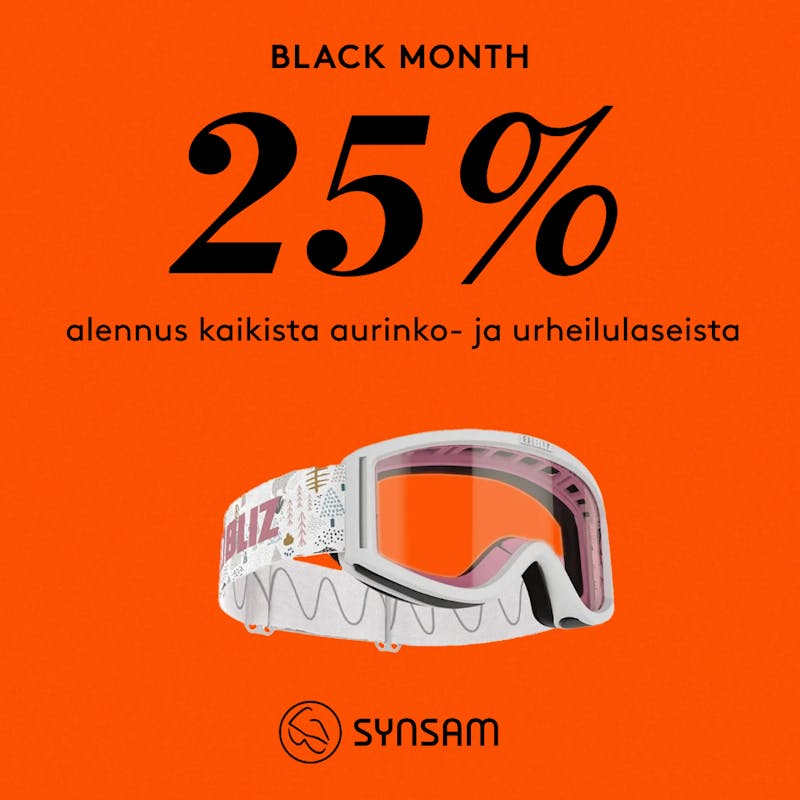 Synsam -25 % Kaikista aurinko- ja urheilulaseista