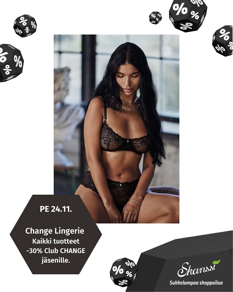 Change Lingerie Kaikki tuotteet -30% Club CHANGE jäsenille