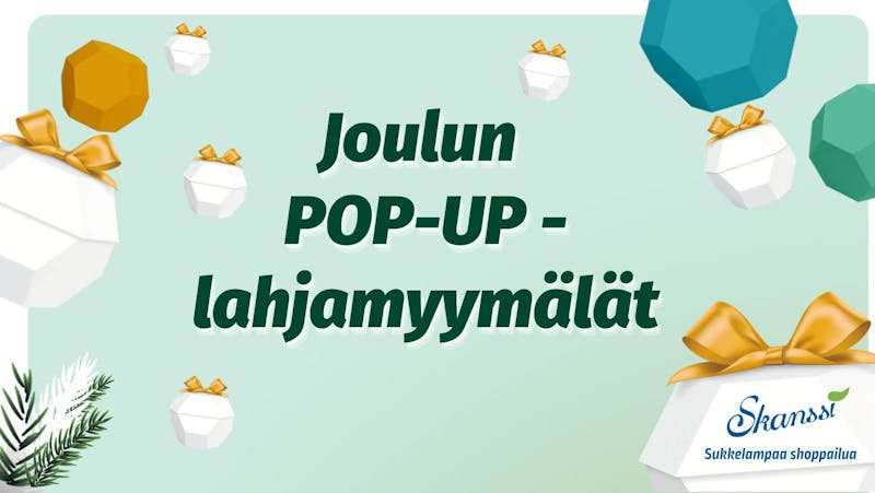 Skanssin pop-up myymälät jouluna