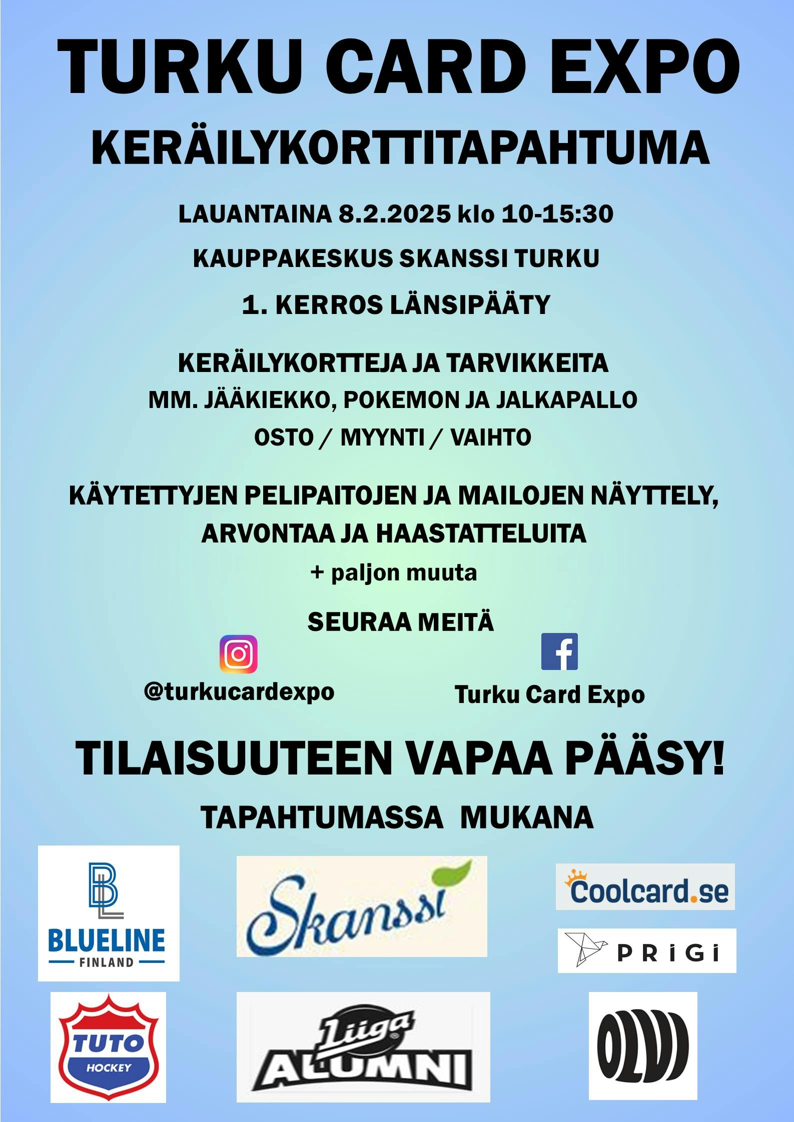 Mainos Turku Card Expo 2025
