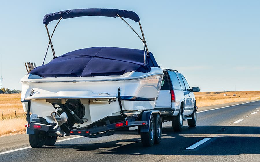 Towing a boat safely