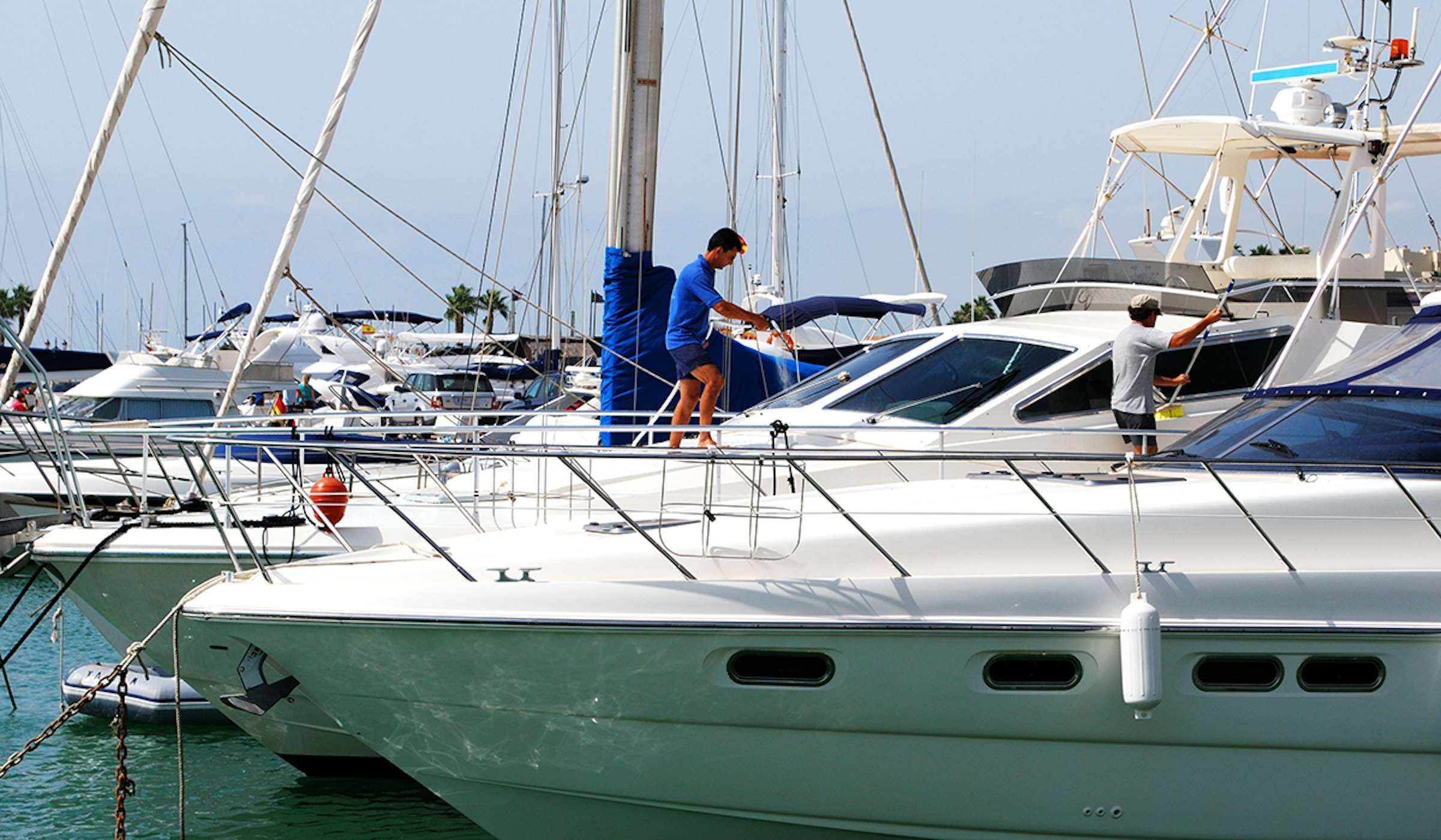 Spring boating preparation