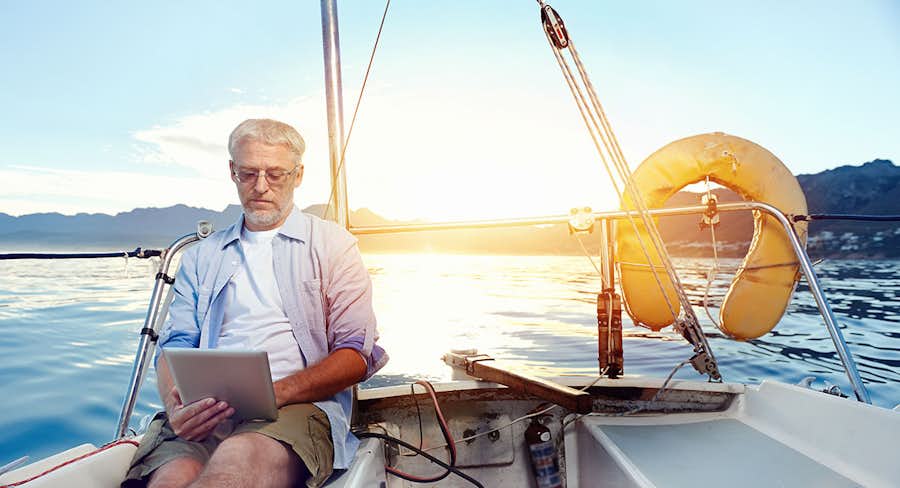 Staying connected with internet access on  your boat
