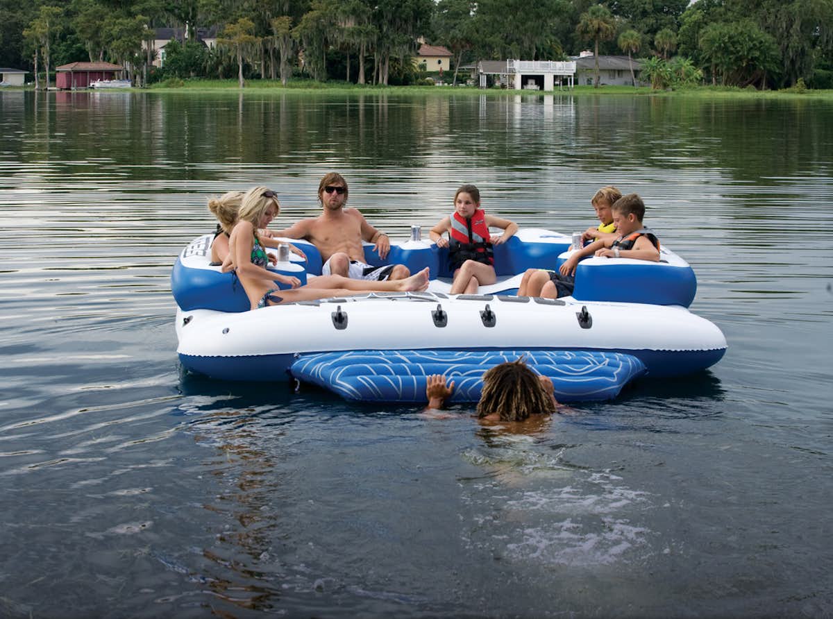 inflatable island